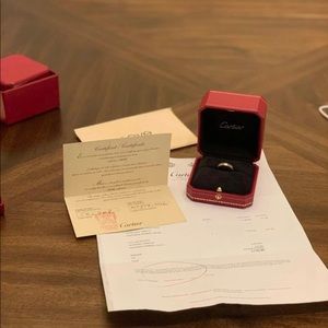 Cartier LOVE ring Size 52- US 6